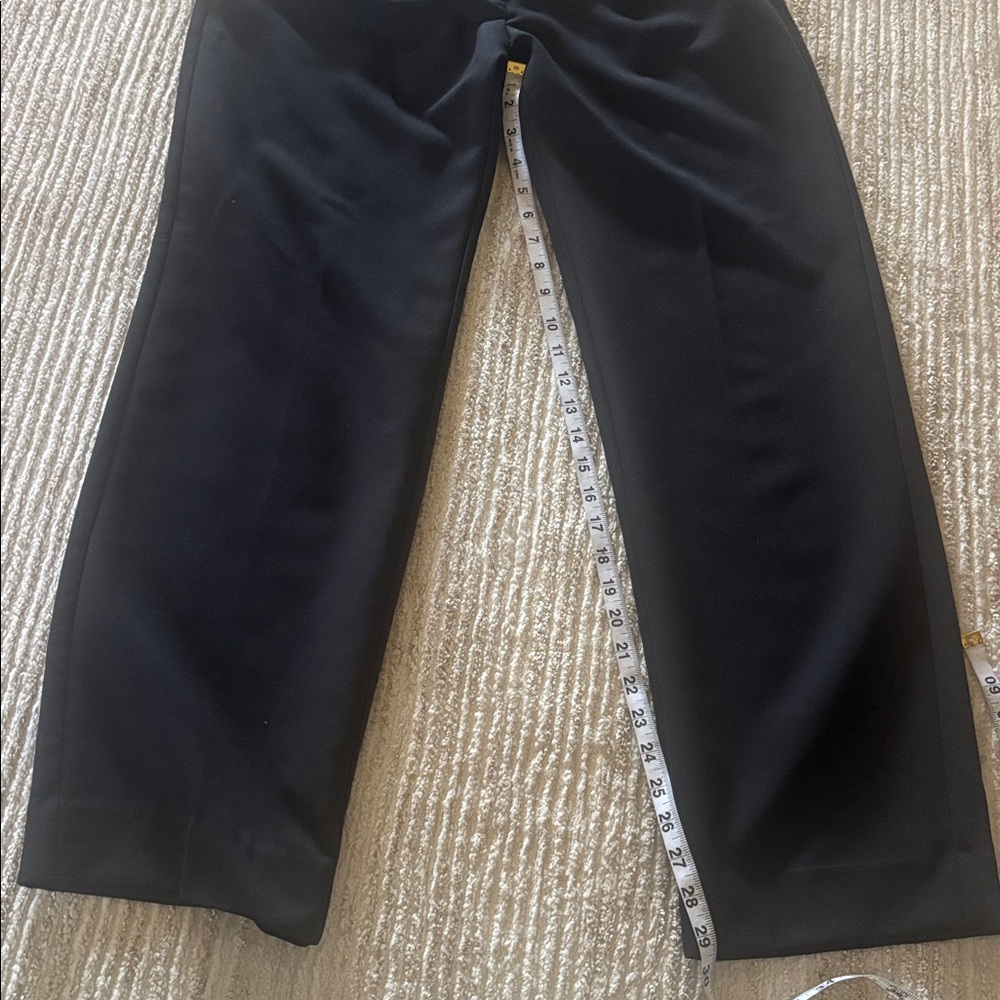 Abercrombie & Fitch Black Straight-Leg Dress Pants - Picture 8 of 10